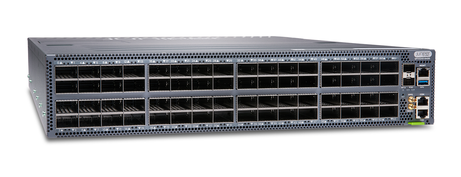 QFX5240-64OD 400GbE switch QFX5240-64OD 400GbE switch